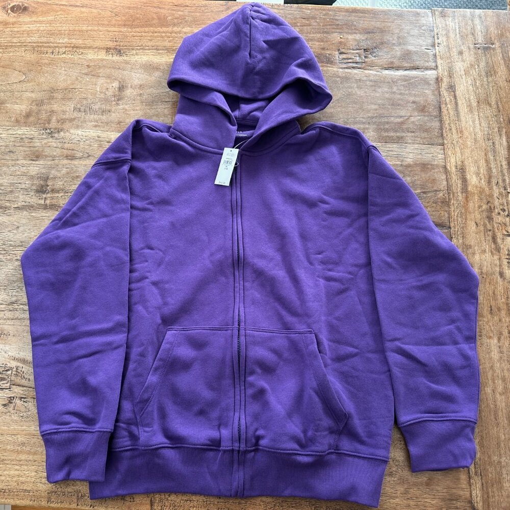 NWT GAP Kids Unisex Vintage Soft Zip Hoodie